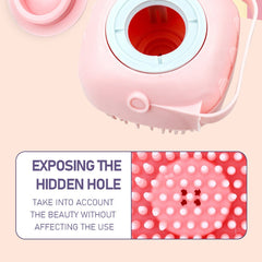 Luxury Pet Spa Brush | Silicone Massage Brush with Shampoo Dispenser