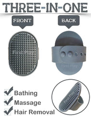 Pet Bathing Hand Brush for Cats & Dogs | Easy Grooming Tool