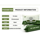 Keep your pets clean and fresh with Pet Cleaning Wipes – Gentle & Safe Grooming for Cats and Dogs. Perfect for quick clean-ups, these hypoallergenic wipes remove dirt, odors, and allergens while keeping your pet’s coat soft and healthy. Safe for daily use.
