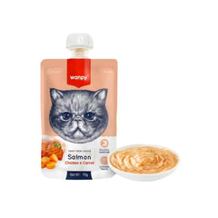Give your cat a delicious and nutritious treat with Wanpy Cat Tasty Meat Paste – Chicken Flavor. Packed with high-quality protein, this creamy treat supports overall health and is perfect for rewarding or supplementing your cat’s diet.