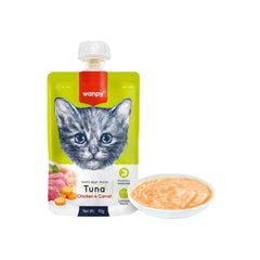 Give your cat a delicious and nutritious treat with Wanpy Cat Tasty Meat Paste – Chicken Flavor. Packed with high-quality protein, this creamy treat supports overall health and is perfect for rewarding or supplementing your cat’s diet.