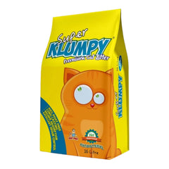 Super Klumpy Cat Litter – Ultra-Clumping, Dust-Free, and Superior Odor Control for a Fresh Home. Made from high-quality bentonite for maximum absorption and easy scooping. Keeps your cat’s litter box clean and fresh with long-lasting odor protection. Perfect for multi-cat households.