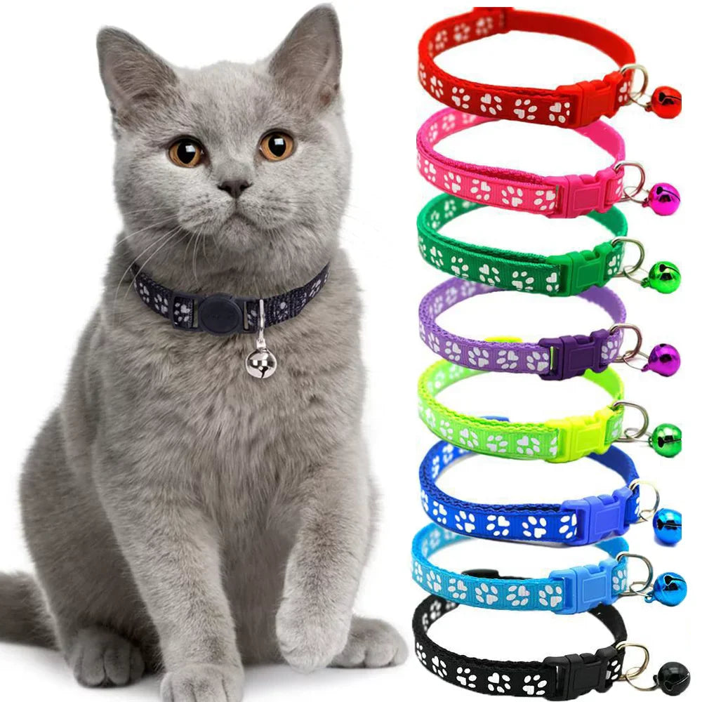 Keep your cat safe and stylish with the Adjustable Cat Bell Collar – a soft, durable, and comfortable collar designed for all cats. Featuring a secure fit and a gentle bell to help track your pet, it's perfect for everyday wear. Shop now at PetsGrocery.pk!