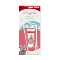 Dental Hygiene Set for Cats
A light cheese aroma improves acceptance and simplifies dental care.
2 tooth brushes with 3 different heads:
large brush head for the front teeth small brushes head for the molars.
Specification:50g