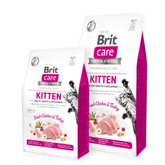 "Brit Care Grain-Free Kitten Food – a high-protein, nutrient-rich formula designed to support healthy growth, strong immunity, and optimal digestion for kittens."
