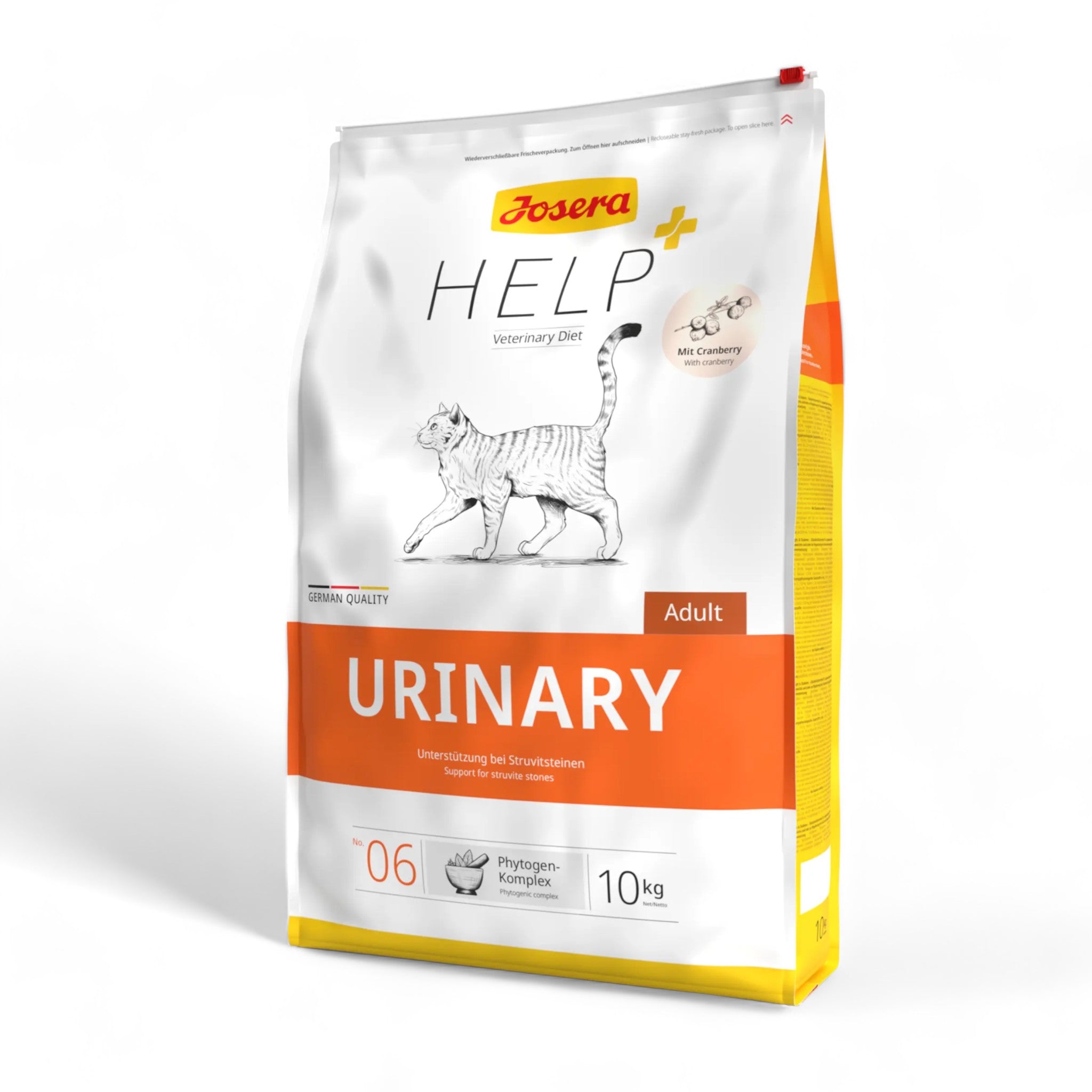"Josera Help Urinary Cat Dry Food – specially formulated to support urinary tract health, reduce urinary stones, and promote balanced nutrition for overall feline well-being."
