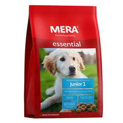 "Discover Mera Essential Junior 1 Dog Food, offering premium nutrition to support healthy growth and development for your puppy. Specially formulated to meet the needs of growing dogs. Shop now!"