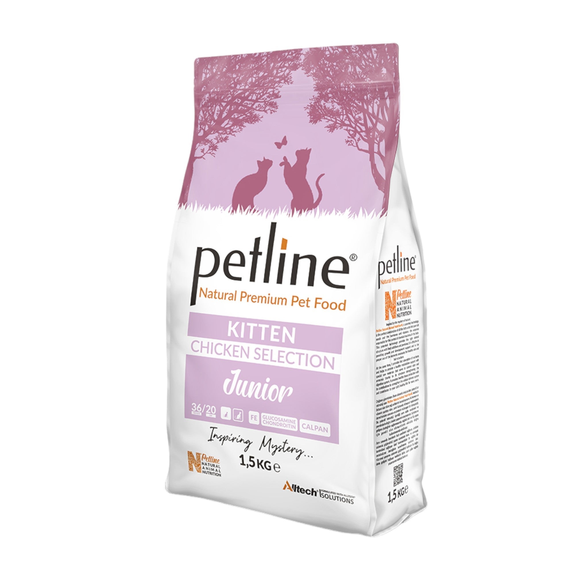 "Discover PETLINE Premium Kitten Food with Chicken Selection, specially formulated for optimal growth and nutrition. Perfect for your kitten's healthy development. Shop now!"