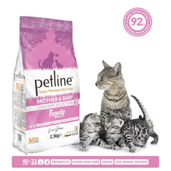 https://www.petsgrocery.pk › products › petline-premium-mother-baby-cat-food-chicken-formula-for-optimal-growth-nutrition-1-5kg