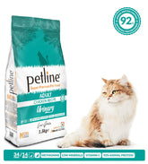 "Discover PETLINE Super Premium Urinary Cat Food, featuring a specialized formula designed to support and maintain your cat's urinary health. Perfect for promoting overall well-being and preventing urinary issues. Shop now!"