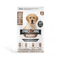 Procan Puppy Food offers premium, high-protein dog food designed to support healthy growth and development for your puppy. Made with quality ingredients and essential nutrients, it’s the perfect choice to keep your furry friend active, strong, and thriving. Give your puppy the best start in life!