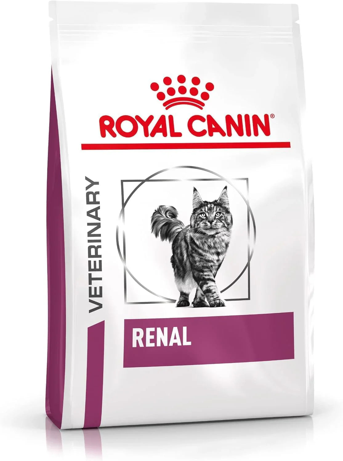 "Royal Canin Renal Cat Food 2KG – specially formulated veterinary diet to support kidney function, reduce renal workload, and promote overall feline health for cats with kidney issues."