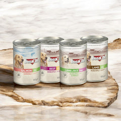 Provide your dog with optimal nutrition with BonaCibo Adult Dog Wet Food. Made with high-quality ingredients, this complete and balanced meal supports overall health, energy, and a shiny coat. Perfect for all adult dogs.