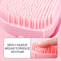 Luxury Pet Spa Brush | Silicone Massage Brush with Shampoo Dispenser