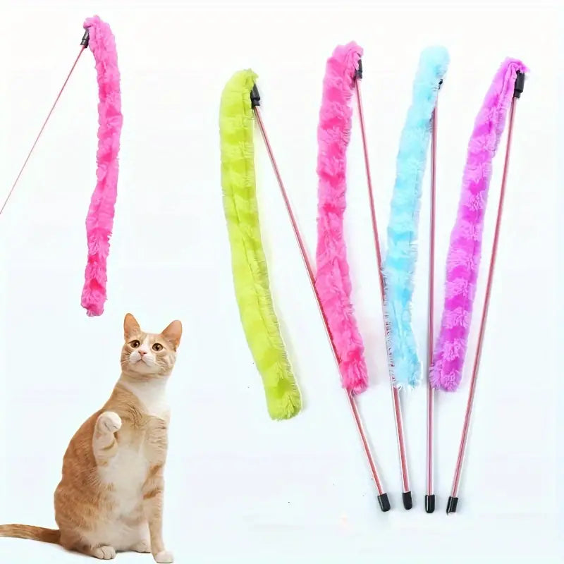 Engage your cat in endless fun with the Cat Feather Teaser Stick! This interactive toy stimulates natural hunting instincts, providing exercise and entertainment. Perfect for keeping your feline active and happy. Shop now at PetsGrocery.pk!