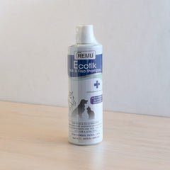 Remu Ecotik Medicated Shampoo for Dogs &amp; Cats provides anti-fungal, antibacterial, and soothing care for pets with sensitive skin. Perfect for itch relief and a healthy coat. Buy now at PetsGrocery.pk!