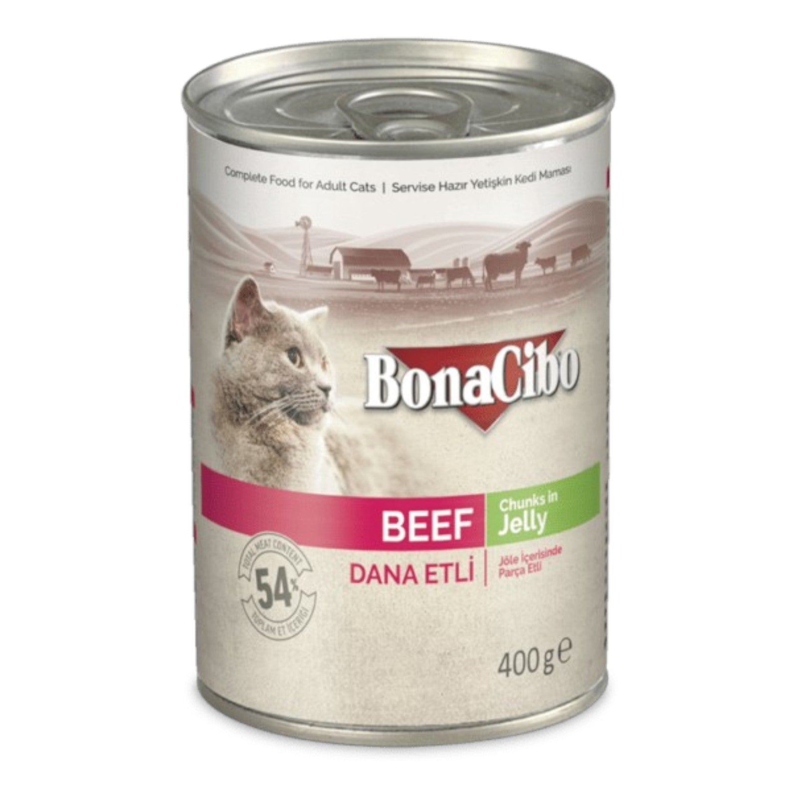 BonaCibo Canned Wet Food – Complete &amp; Balanced Nutrition for Adult Cats provides high-quality protein, essential vitamins, and minerals to support overall health. Made with premium ingredients, it ensures optimal hydration and a delicious taste that cats love. Perfect for daily feeding.