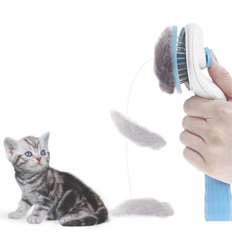 Make grooming effortless with the Round Button Brush for Cats &amp; Dogs. Designed for easy detangling and gentle fur care, this grooming tool ensures your pet stays comfortable and well-groomed. Shop now!