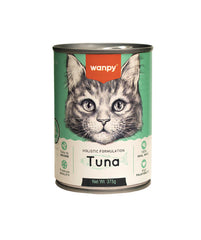 Wanpy Holistic Formulation Cat Can - 375g | Premium wet cat food with a holistic recipe, rich in essential nutrients for a healthy coat, strong muscles, and overall feline wellness. Perfect for adult cats of all breeds.