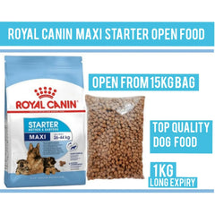 "Discover Royal Canin Maxi Starter Mother &amp; Babydog Food, offering tailored nutrition to support the health and development of mother dogs and their puppies. Specially formulated to meet the unique needs of both mothers and growing puppies. Shop now!"