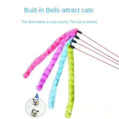 Cat Feather Teaser Stick – Interactive & Fun Play Toy for Cats