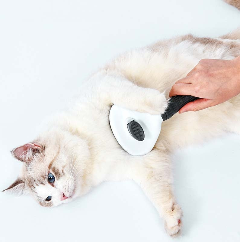 Make grooming effortless with the Round Button Brush for Cats &amp; Dogs. Designed for easy detangling and gentle fur care, this grooming tool ensures your pet stays comfortable and well-groomed. Shop now!