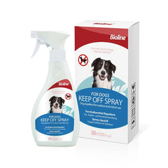 Keeps dogs away from the treated areas. For indoor and outdoor use.