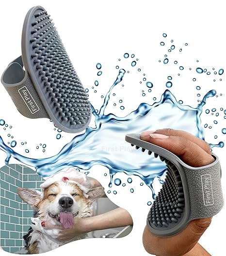Make bath time stress-free with the Pet Bathing Hand Brush for Cats &amp; Dogs. This easy-to-use grooming tool gently cleans fur, removes dirt, and massages your pet. Shop online now!