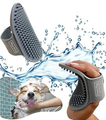 Make bath time stress-free with the Pet Bathing Hand Brush for Cats &amp; Dogs. This easy-to-use grooming tool gently cleans fur, removes dirt, and massages your pet. Shop online now!