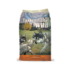 "Discover Taste of the Wild High Prairie Puppy Grain-Free Dry Food, offering premium nutrition inspired by the natural diet of wild canines. Specially formulated to support healthy growth and development for puppies. Shop now!"