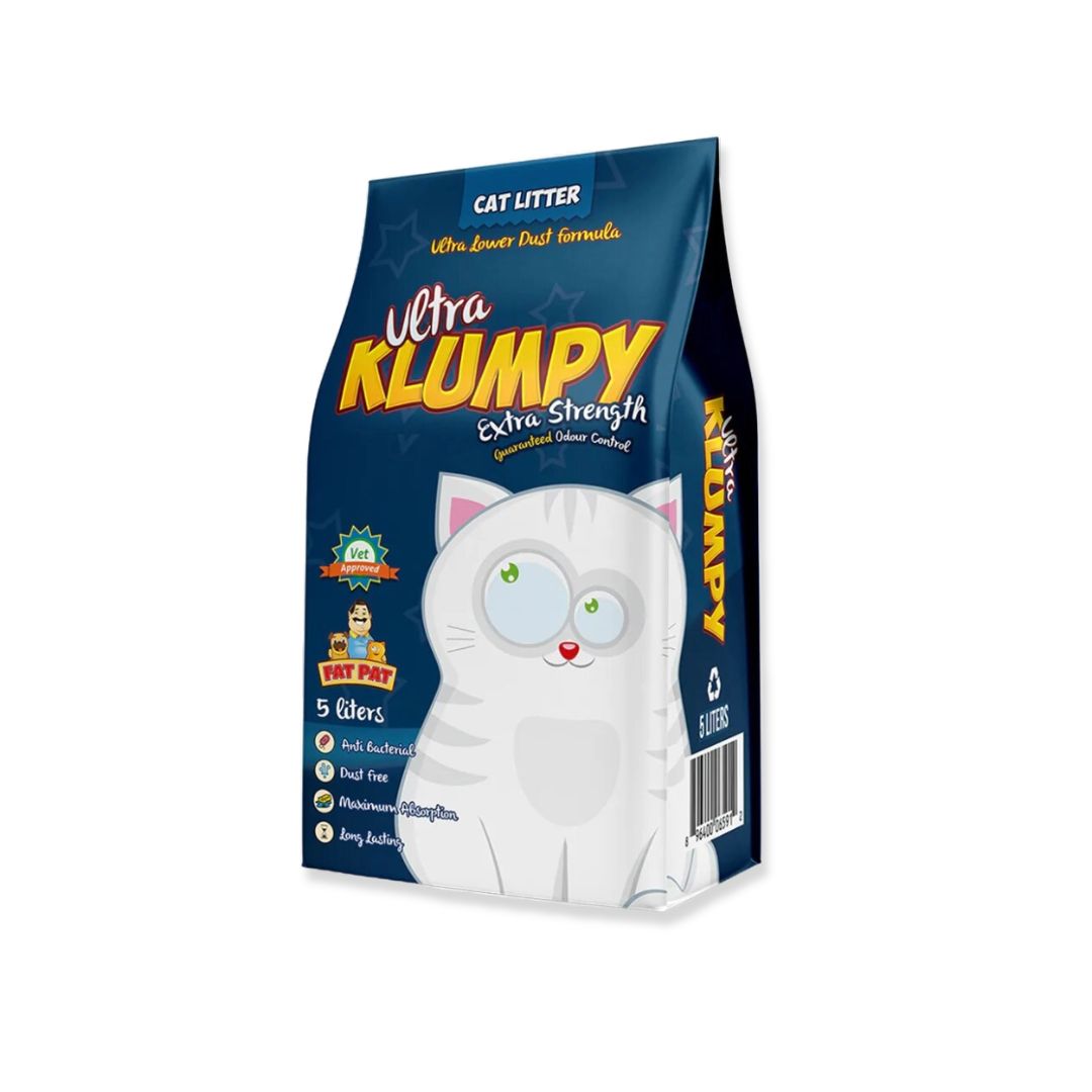 Ultra Klumpy Cat Litter – Scented Premium Bentonite for Superior Clumping &amp; Odor Control. Dust-Free, Highly Absorbent, and Long-Lasting Freshness for a Clean Home.