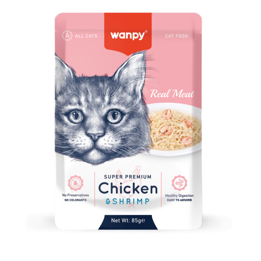 Treat your cat to Wanpy Real Meat Chicken Cat Treats – a high-protein, grain-free snack made with real chicken. Perfect for rewarding your feline with a delicious and nutritious treat!