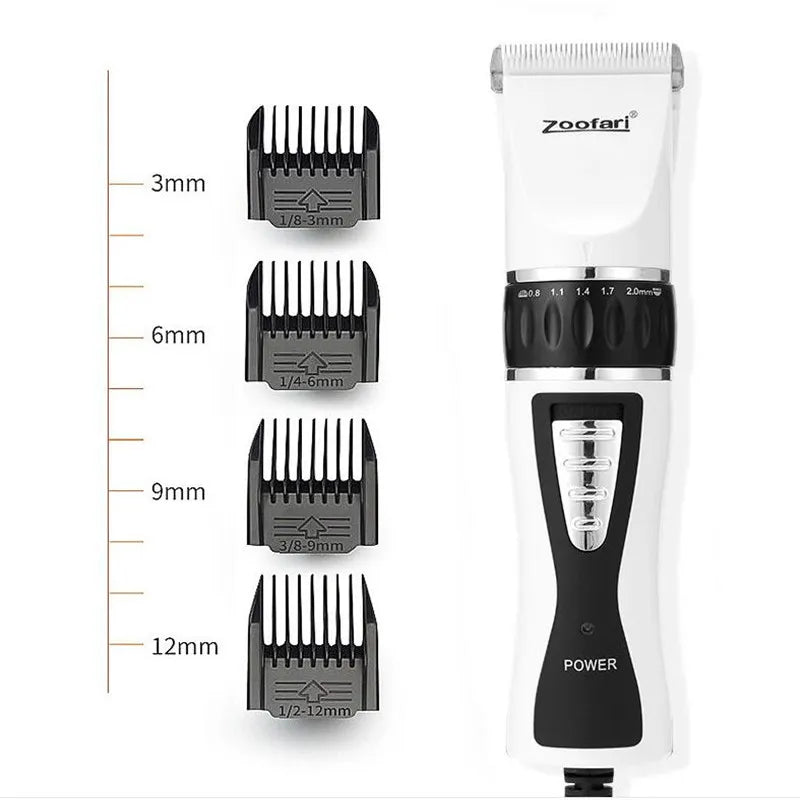 Get the Zoofari DC-18 Professional Animal Grooming Clipper for precise and powerful pet trimming. Designed for dogs and cats, this high-performance clipper ensures effortless grooming with a sharp blade and quiet motor. Perfect for home and professional use!