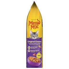 "Meow Mix Original Choice – a tasty and balanced cat food with essential nutrients to support healthy skin, a shiny coat, and overall well-being. Perfect for adult cats of all breeds."