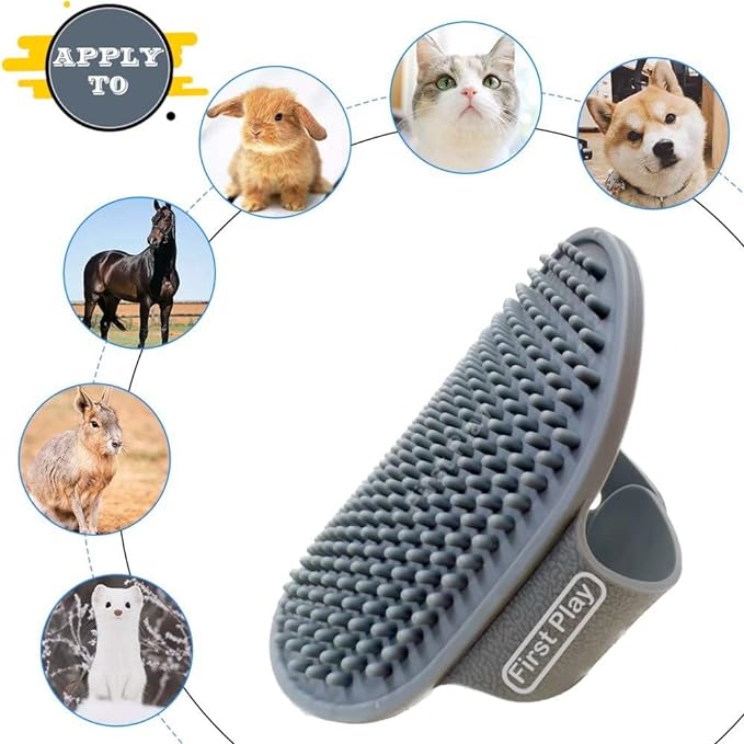 Make bath time stress-free with the Pet Bathing Hand Brush for Cats &amp; Dogs. This easy-to-use grooming tool gently cleans fur, removes dirt, and massages your pet. Shop online now!