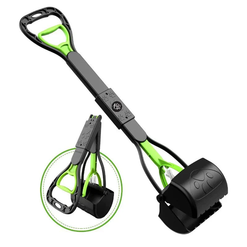 &nbsp;discover the Interactive Long Handle Poop Scooper. Introducing the Poop Scooper, the ultimate poop-picking' pal for pet parents! 🐾🧹 Say goodbye to the icky chore of cleaning up after your furry friends. This handy tool makes scooping up poop a piece of cake. It's lightweight, durable, and super easy to use. With its long handle and sturdy jaws, you can swiftly scoop and dispose of pet waste without any mess or hassle. Keep your yard clean and odour-free with the Poop Scooper! 🌿🌼
