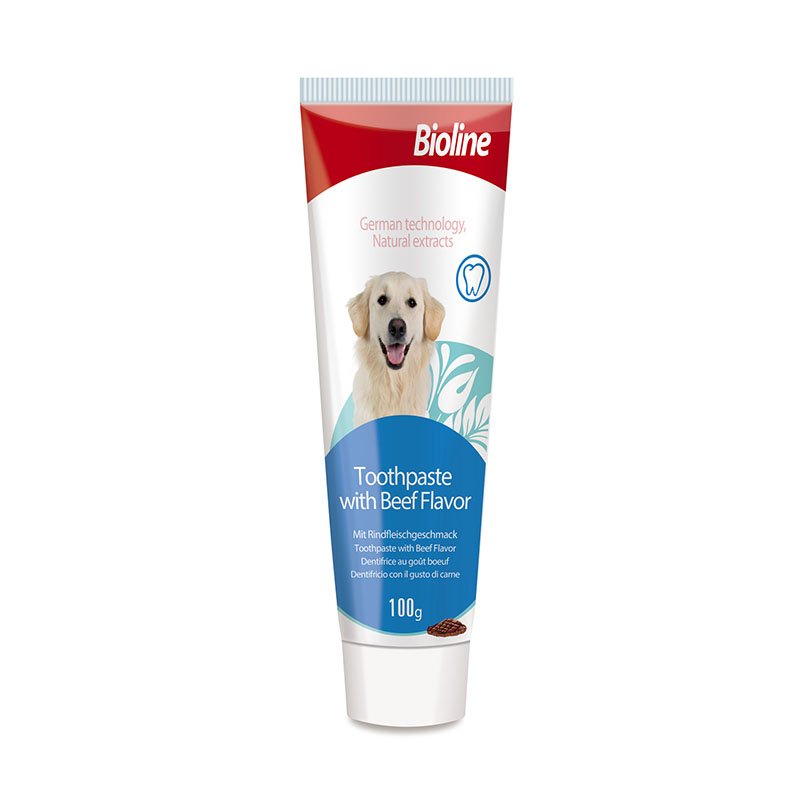 For dogs pleasant flavour eases dental hygiene.

Contains: toothpaste 100g

Finger toothbrush, finger massage brush as well as two-sided toothbrush with two different brush heads.